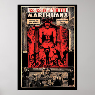 Poster Moloch Assassin do Youth Vintage 1950 AntiMarij