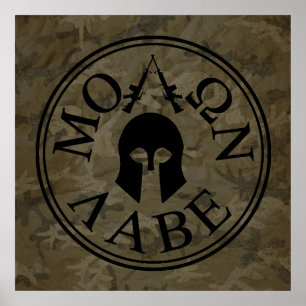 Poster Molon Labe, vem tomá-los
