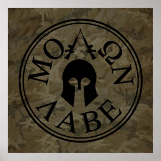 Poster Molon Labe, venha e leve-os