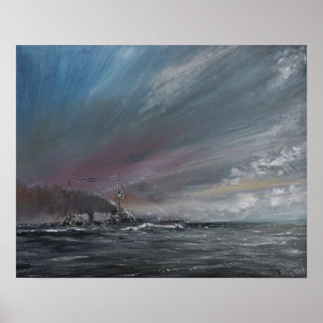 Poster Moltke Jutland 1916. 2014 (Frente)