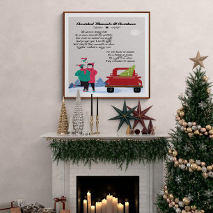 Póster Momentos cerejosos no poema de Natal