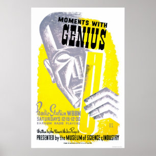 Poster Momentos com gênio WPA 1941