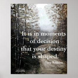 POSTER MOMENTOS DE DECISÃO TONY ROBBINS