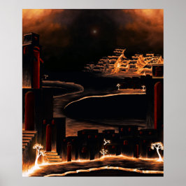 Poster "Momentos Depois" - misteriosa arte enigmática.