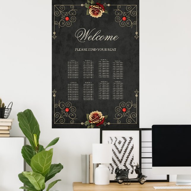 Poster Momentos ouro de amor. (Escritório em casa)