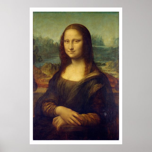 Poster Mona Lisa – Arte de Parede Atemporal do Renascimen (Frente)