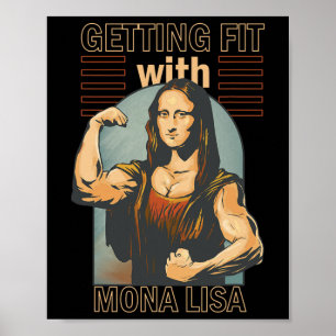 Poster Mona Lisa Bodybuilding Muscle Gym Weising Wo