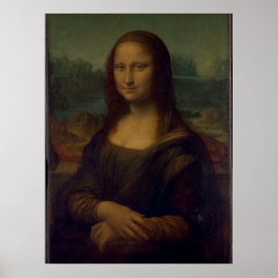 Poster Mona Lisa Canvas Print