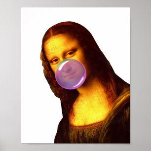 Poster Mona Lisa Chiclete