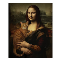 Mona Lisa com Cat