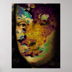 Póster Mona lisa crua