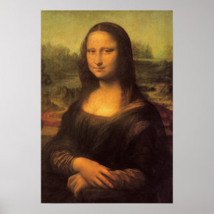 Póster Mona Lisa, de Leonardo Da Vinci