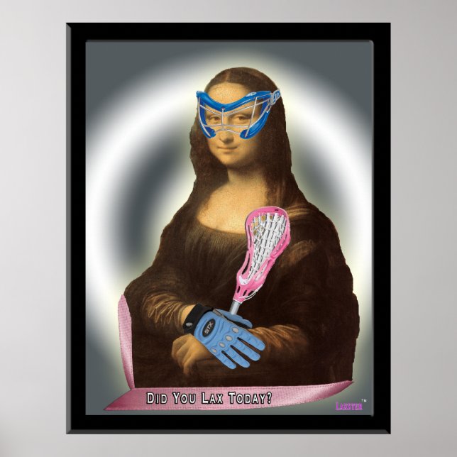 Póster Mona Lisa Goes Laxs-tastic! (Frente)