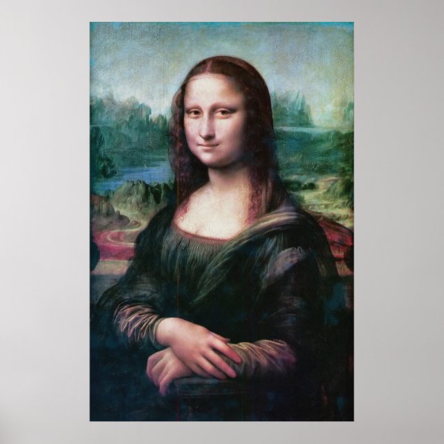 Póster Mona Lisa La Joconde La Gioconda por Da Vinci (Frente)