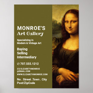 Poster Mona Lisa, Leonardo Da Vinci, Art Dealer, Galeria