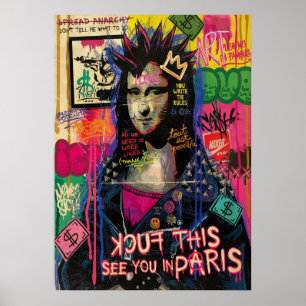 Poster mona lisa, leonardo da vinci, arte clássica, renas