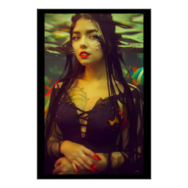 Póster Mona Lisa ou uma Vampira Subaquática Sexy