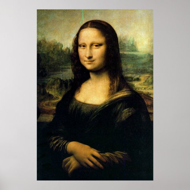 Póster Mona Lisa por Leonardo Da Vinci (Frente)