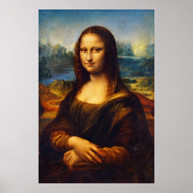 Poster Mona Lisa por Leonardo da Vinci (Frente)