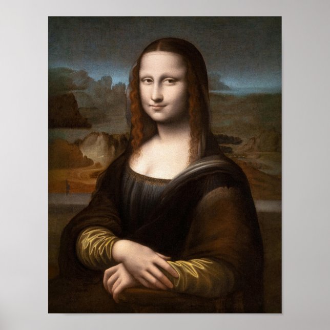 Poster Mona Lisa por Leonardo Da Vinci (Frente)