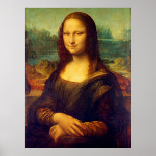 Poster Mona Lisa por Leonardo Da Vinci