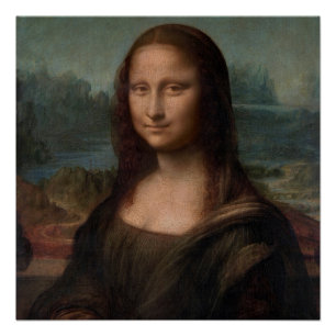 Póster Mona Lisa Portrait