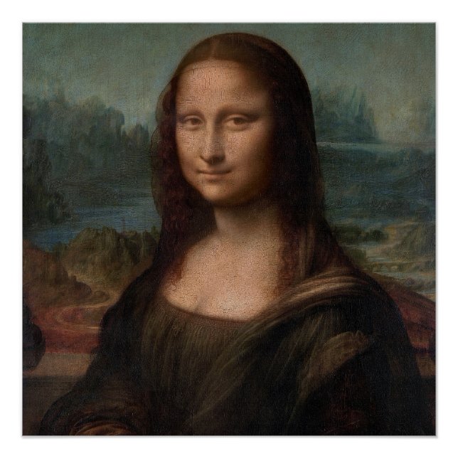 Póster Mona Lisa Portrait (Frente)