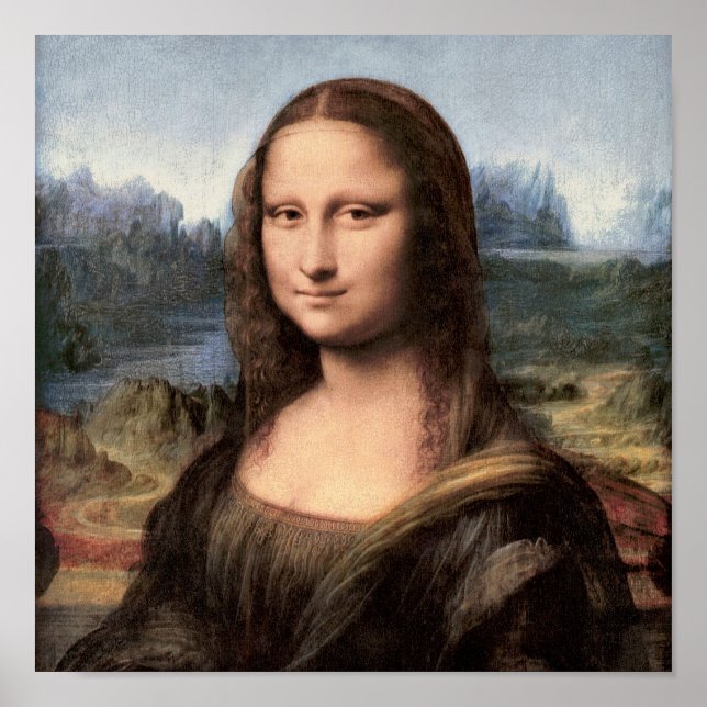 Póster Mona Lisa Portrait / Pintura (Frente)