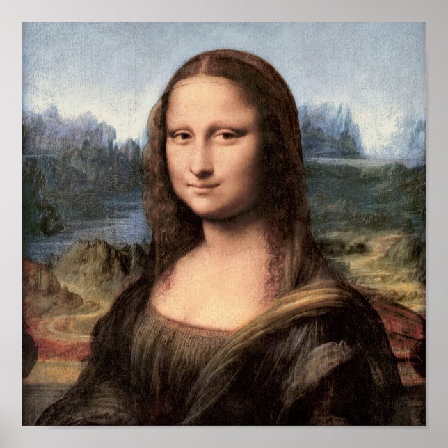 Póster Mona Lisa Portrait / Pintura (Frente)