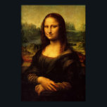 Póster Mona Lisa (Qualidade perfeita)<br><div class="desc">A pintura mais famosa do mundo inteiro,  Mona Lisa,  de Leonardo da Vinci. Timelessamente belo e sofisticado,  você não pode errar com o clássico definitivo. Esta edição tem qualidade perfeita,  está disponível em grandes tamanhos e é dimensionada para quadros padrão de ajustado sem perder a proporção de aspecto original.</div>