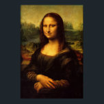 Póster Mona Lisa (Qualidade perfeita)<br><div class="desc">A pintura mais famosa do mundo inteiro,  Mona Lisa,  de Leonardo da Vinci. Timelessamente belo e sofisticado,  você não pode errar com o clássico definitivo. Esta edição tem qualidade perfeita,  está disponível em grandes tamanhos e é dimensionada para quadros padrão de ajustado sem perder a proporção de aspecto original.</div>