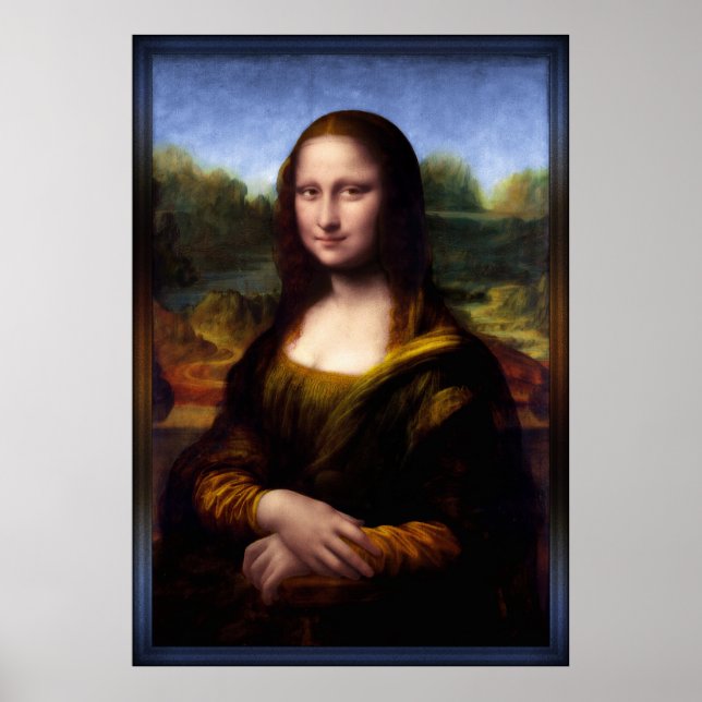 Poster Mona Lisa (Retrato de Lisa Gherardini) (Frente)