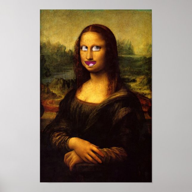 Poster Mona Lisa Sorri? (Frente)