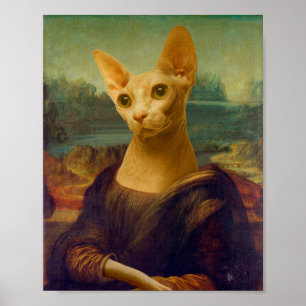 Poster Mona Lisa Sphynx