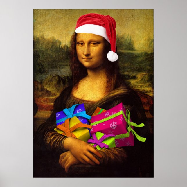 Poster Mona Lisa Vem Como Papai Noel (Frente)