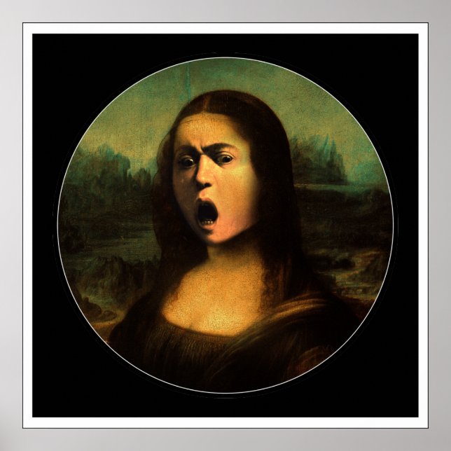 Poster Mona Medusa, de Caravaggio (Frente)