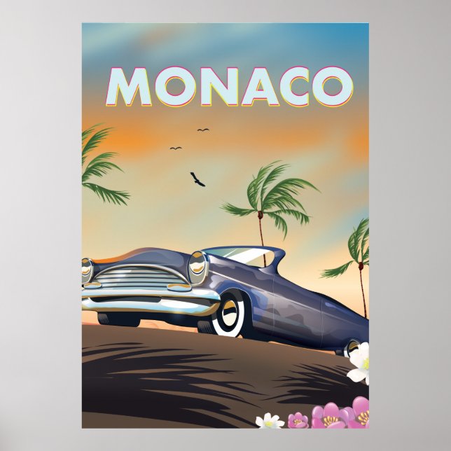Poster Mônaco (Frente)