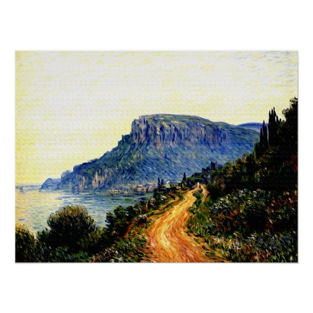 Póster Mônaco Corniche (Frente)