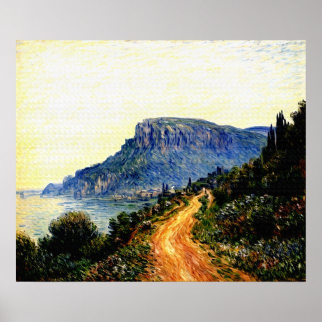Poster Mônaco Corniche (Frente)
