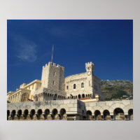 Mônaco, Cote d'Azur, Palácio do Príncipe.