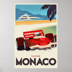 Póster Monaco Prix grande