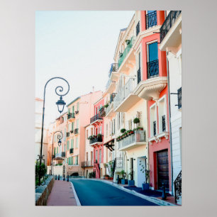 Poster Monaco Stroll Art Print