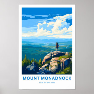 Poster Monadnock New Hampshire Travel Print