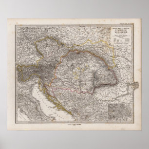 Póster Monarquia Austro-Húngara