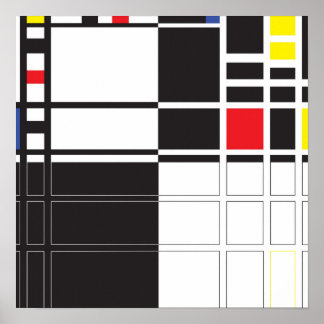 Póster Mondrian