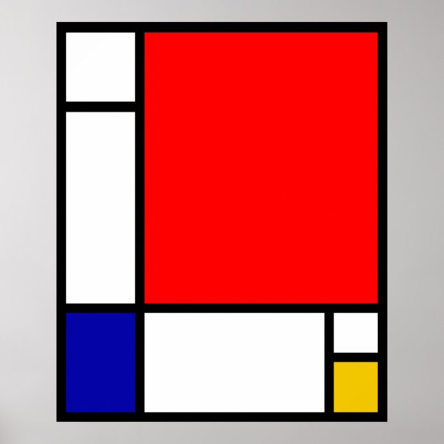 Poster Mondrian 1 (Frente)