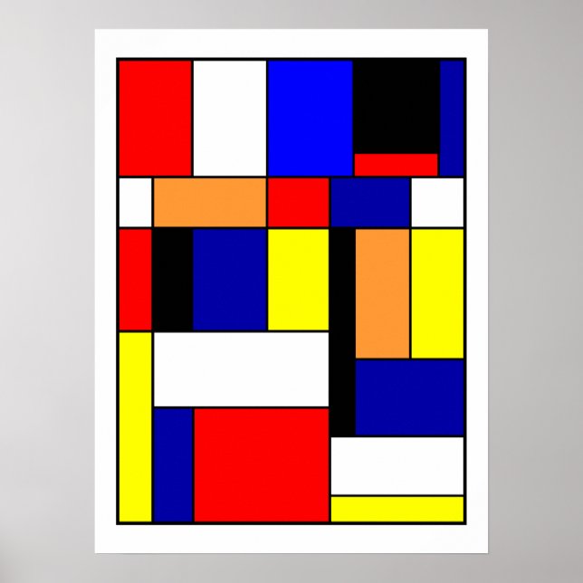 Poster Mondrian #1 (Frente)