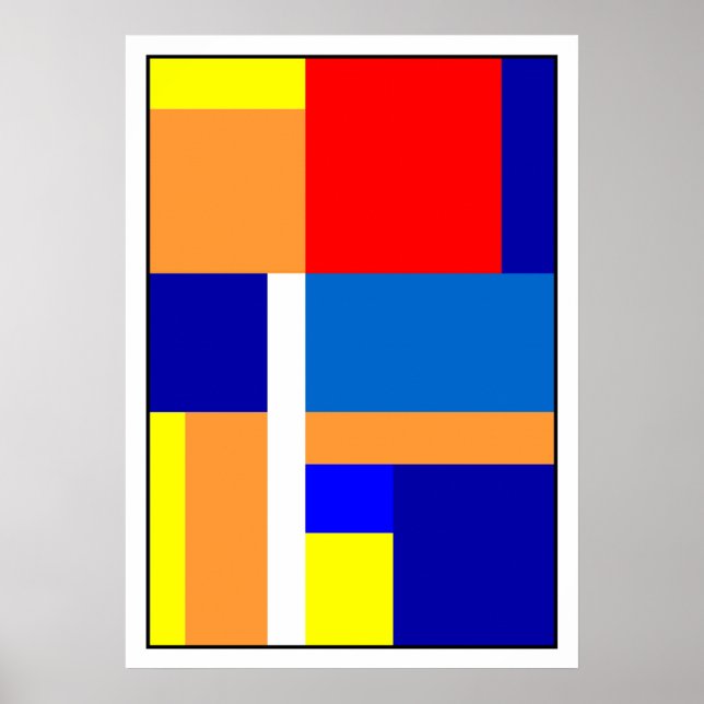 Poster Mondrian #10 (Frente)