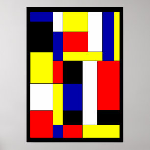 Póster Mondrian #11