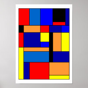 Póster Mondrian #2